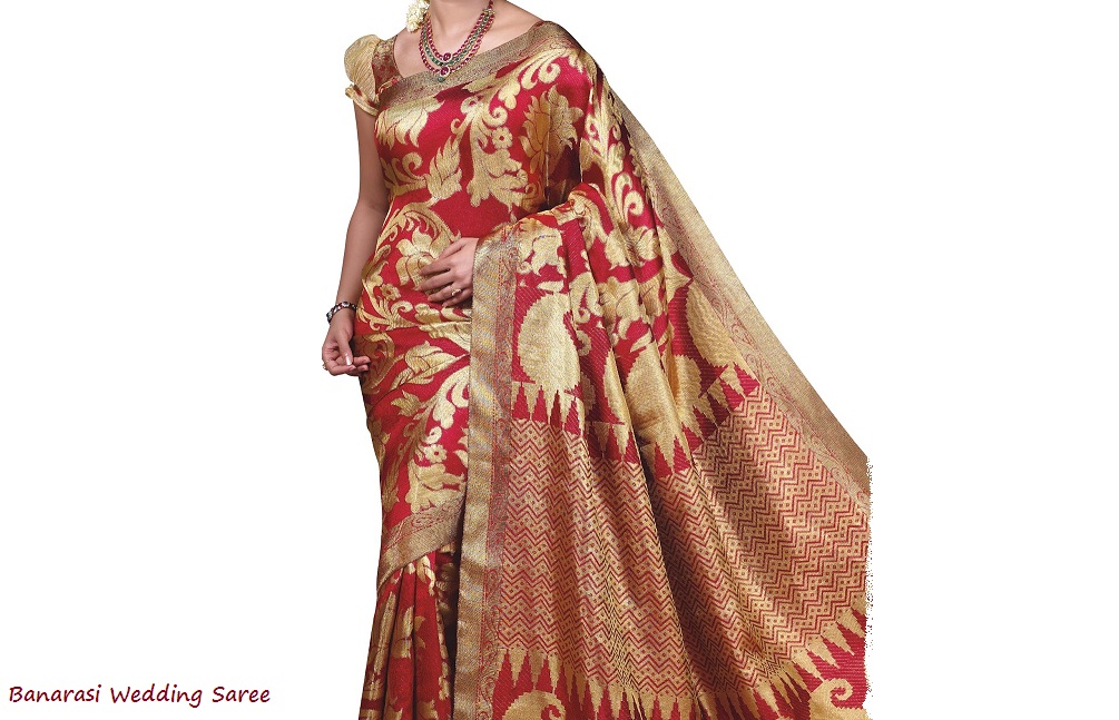 bridal banarasi saree